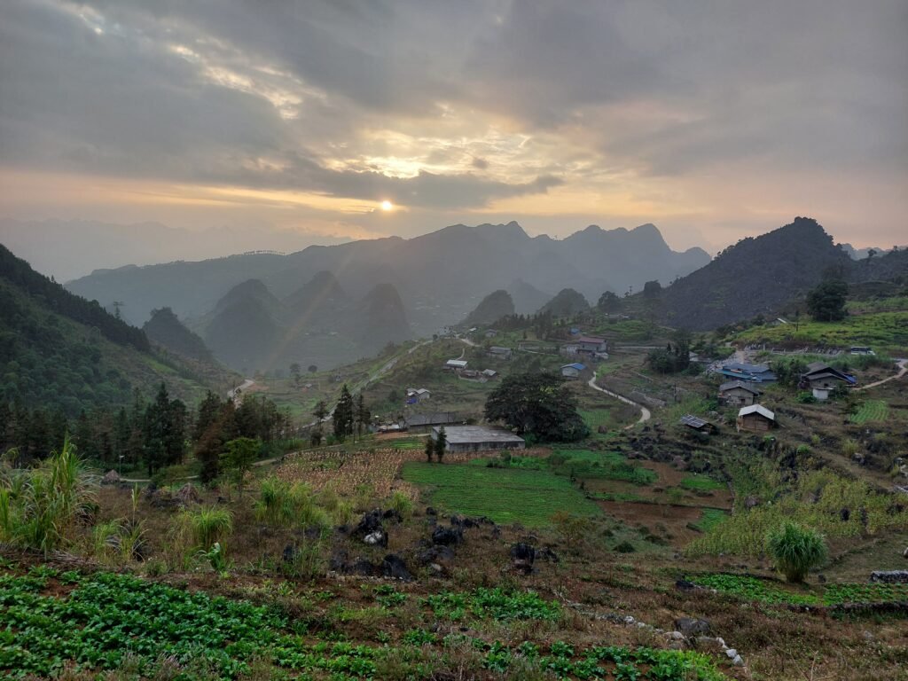 Sunset in the Mountains