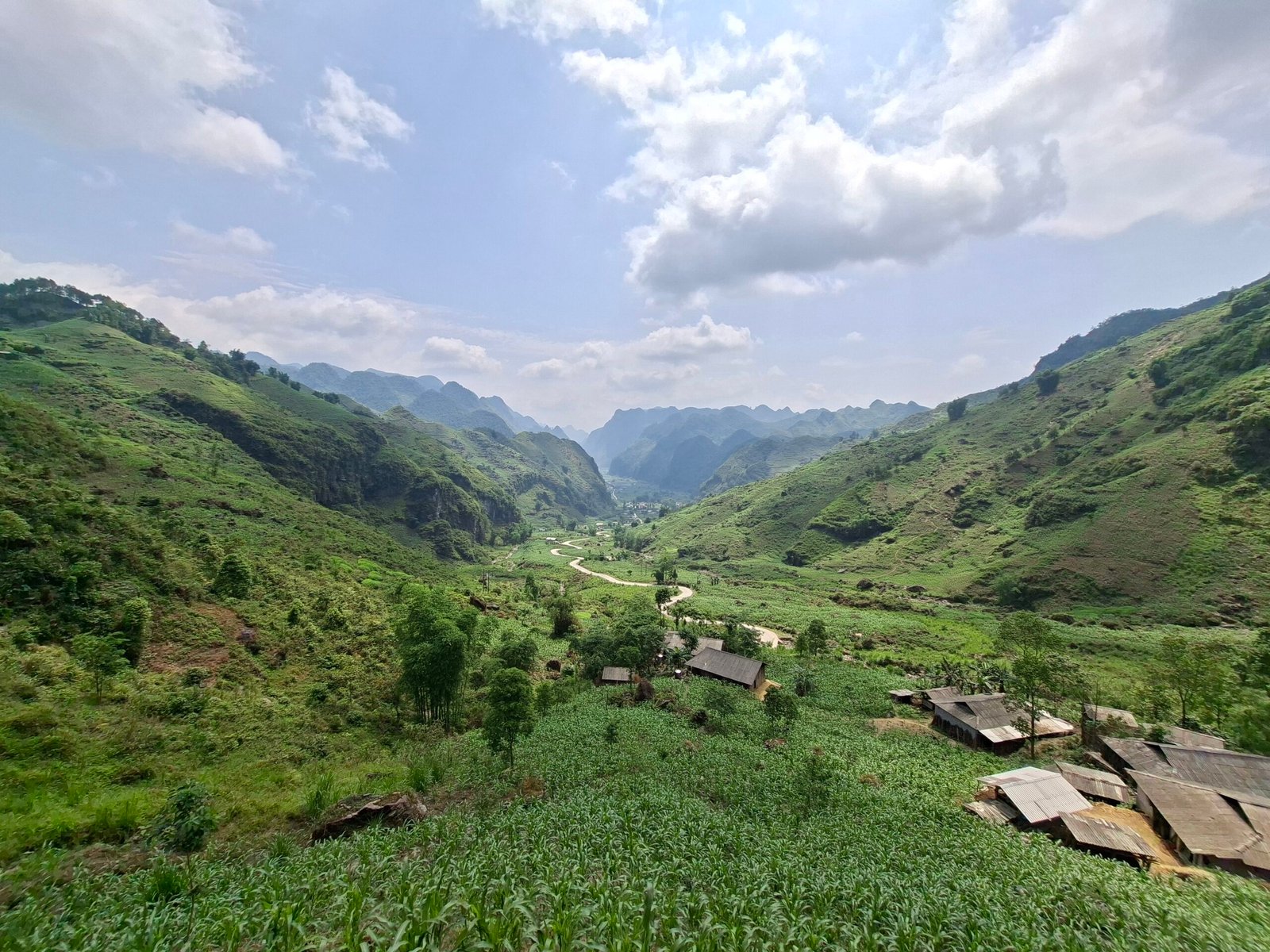 valley landscape Ha Giang